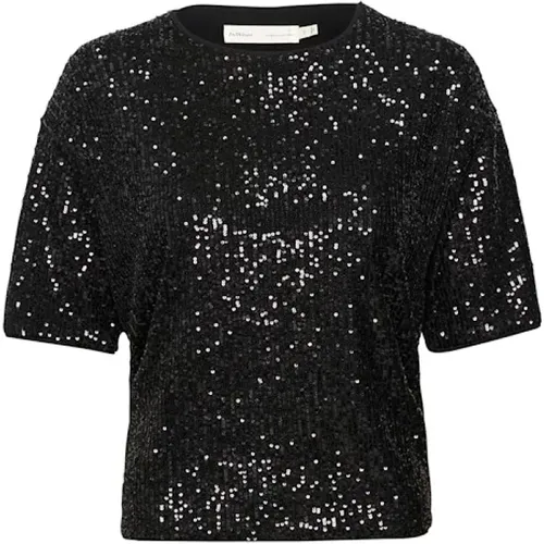 JarjarIW Sequin T-shirt Top , female, Sizes: XL - InWear - Modalova