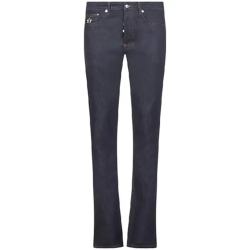 Blaue Jeans mit Besticktem Logo - Dior - Modalova