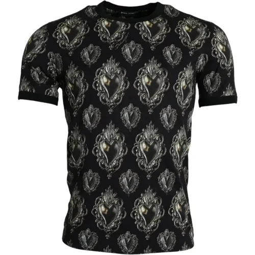 T-Shirts , Herren, Größe: M - Dolce & Gabbana - Modalova
