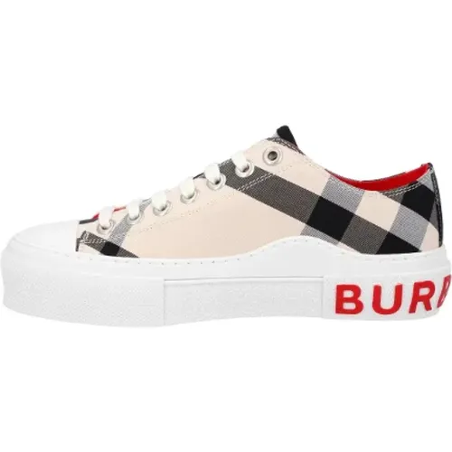 Cotton sneakers , female, Sizes: 5 1/2 UK - Burberry - Modalova