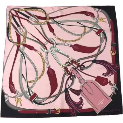 Pre-owned Silk scarves , female, Sizes: ONE SIZE - Louis Vuitton Vintage - Modalova