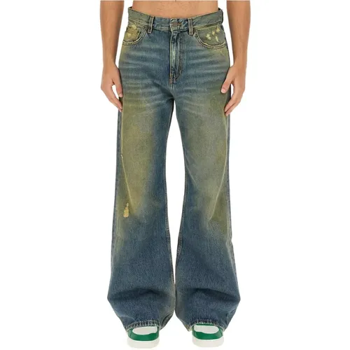 Weite Bootcut Jeans Palm Angels - Palm Angels - Modalova