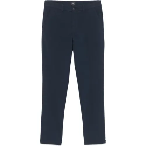 Schmale Blaue Hose mit Taschen , Herren, Größe: 2XL - Hugo Boss - Modalova