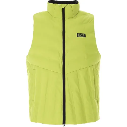 Men's Clothing Topwear Lime Aw23 , male, Sizes: L - Emporio Armani EA7 - Modalova