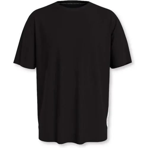 Cotton Shirt with Side Logo Bands , male, Sizes: XL, M, S - Calvin Klein - Modalova