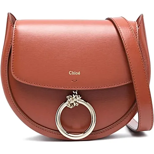 Stilvolle Lederhandtasche für Frauen - Chloé - Modalova