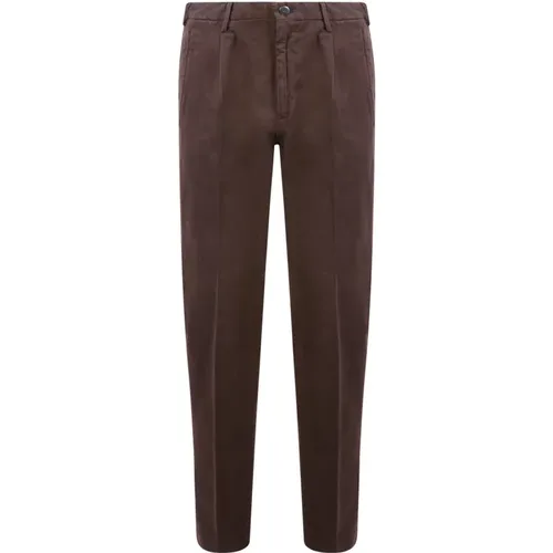 Straight trousers , male, Sizes: L - Incotex - Modalova