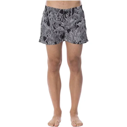 Sport Swimwear - Printed Boxer Shorts , male, Sizes: 5XL, 2XL, L, 3XL, 4XL, 6XL, XL - Roberto Cavalli - Modalova