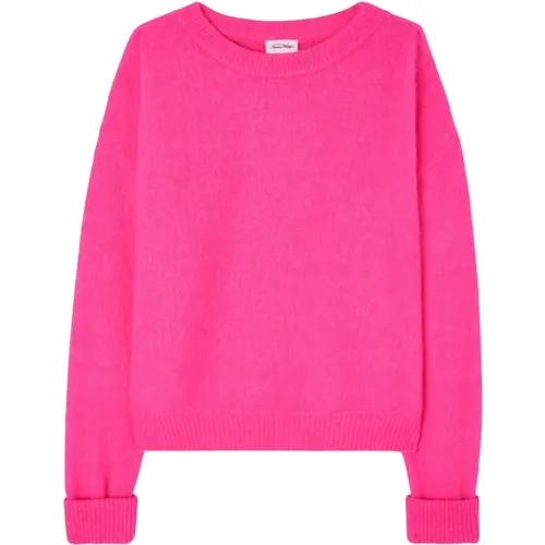 Classic Pullover Sweater , female, Sizes: XS - American vintage - Modalova