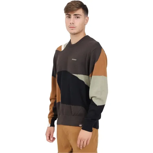 Camo Rundhals Pullover für Männer , Herren, Größe: L - Dickies - Modalova