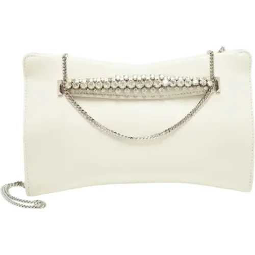 Pre-owned Leather clutches , female, Sizes: ONE SIZE - Jimmy Choo Pre-owned - Modalova