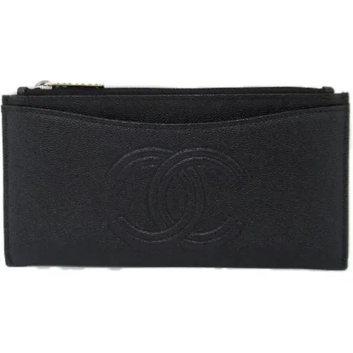 Pre-owned Leather wallets , female, Sizes: ONE SIZE - Chanel Vintage - Modalova