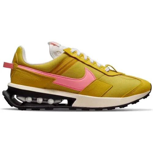 Pre Day LX Sneakers Dark Citron/Pink , Damen, Größe: 37 1/2 EU - Nike - Modalova