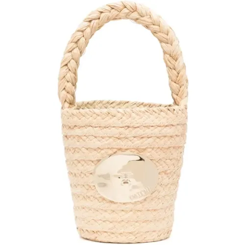 Woven Raffia Bag , female, Sizes: ONE SIZE - Patou - Modalova