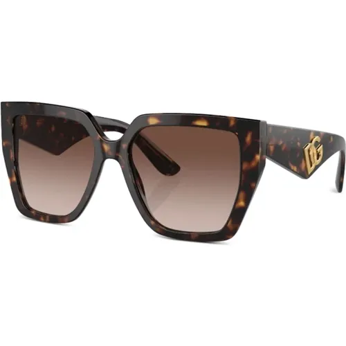 Havana Sunglasses , female, Sizes: 55 MM - Dolce & Gabbana - Modalova