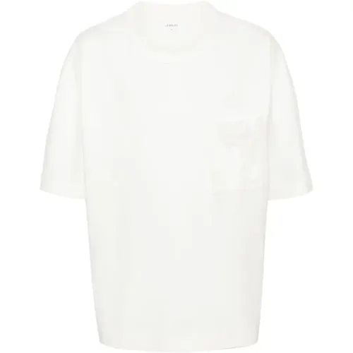 Jersey Texture Crew Neck T-shirt , Herren, Größe: L - Lemaire - Modalova