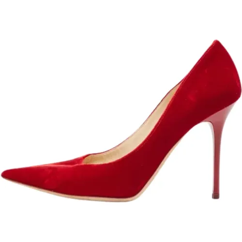 Pre-owned Velvet heels , female, Sizes: 3 UK - Jimmy Choo Pre-owned - Modalova