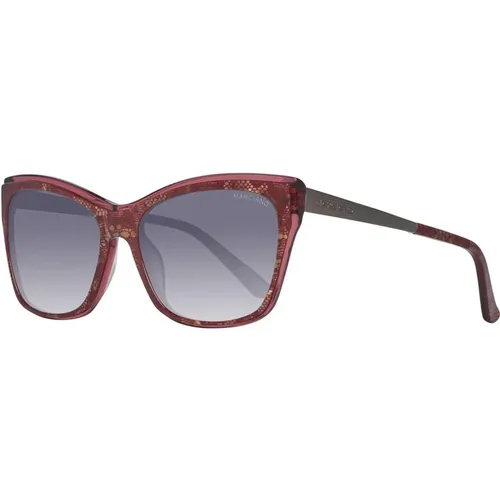 Braune Metall Acetat Sonnenbrille Uhr - Guess - Modalova