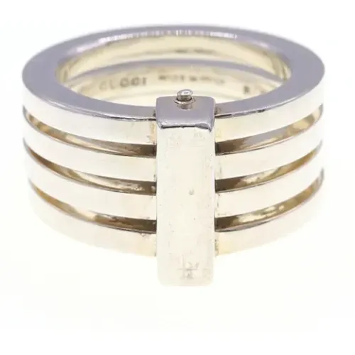 Sterling Silver Gucci Ring , female, Sizes: ONE SIZE - Gucci Vintage - Modalova