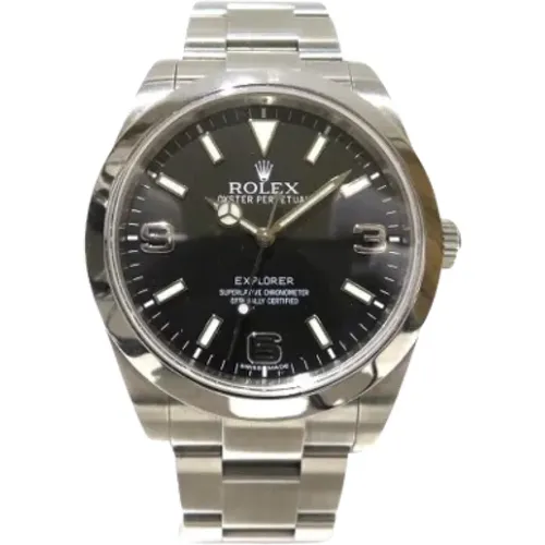 Pre-owned Stainless Steel watches , male, Sizes: ONE SIZE - Rolex Vintage - Modalova