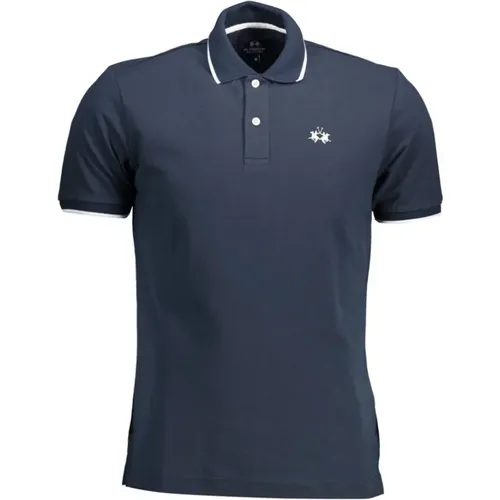 Elegantes Poloshirt mit Kontrastierenden Details , Herren, Größe: L - LA MARTINA - Modalova