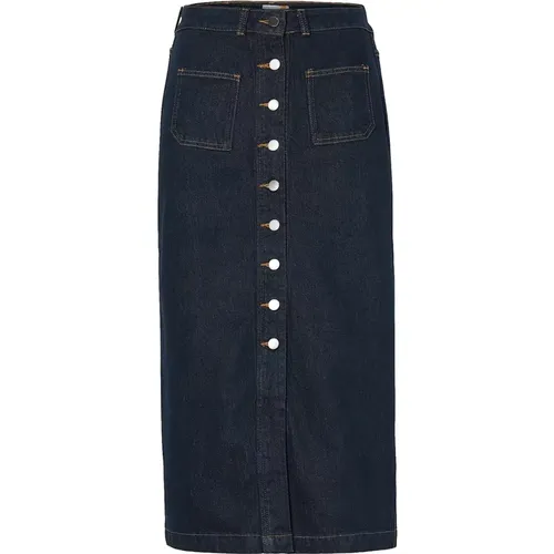 Denim Refibra Long Skirt , female, Sizes: W31, W25, W29 - Timberland - Modalova