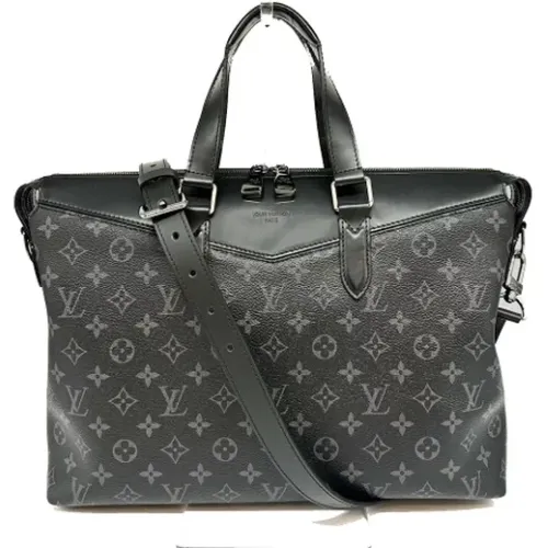 Pre-owned Canvas briefcases , female, Sizes: ONE SIZE - Louis Vuitton Vintage - Modalova