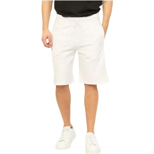 Cotton Mens Bermuda Shorts , male, Sizes: M, L, 3XL, XL, 2XL - Bikkembergs - Modalova