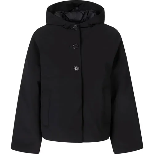 Schwarze Minimalistische Jacke Tessa - Aspesi - Modalova