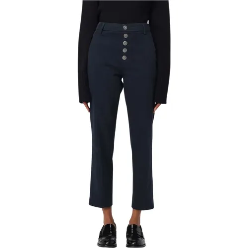 Stretch Gabardine Pants , female, Sizes: W27, W26 - Dondup - Modalova