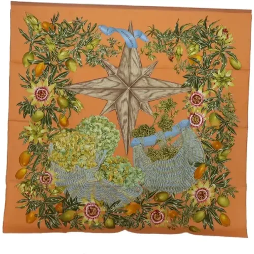 Pre-owned Silk scarves , female, Sizes: ONE SIZE - Hermès Vintage - Modalova