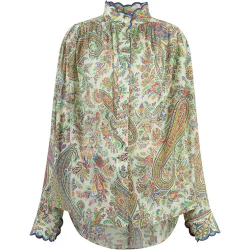Paisley print blouse , female, Sizes: XS - ETRO - Modalova