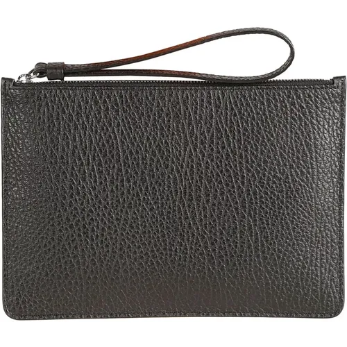Leather Clutch Bag , female, Sizes: ONE SIZE - Maison Margiela - Modalova