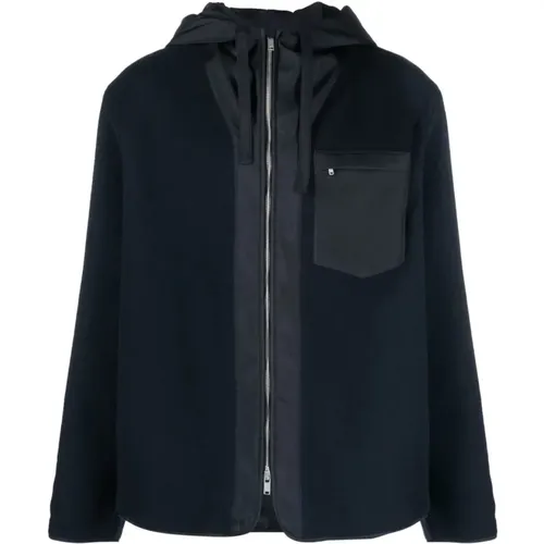 Hooded jacket , male, Sizes: XL, L, M - Jil Sander - Modalova