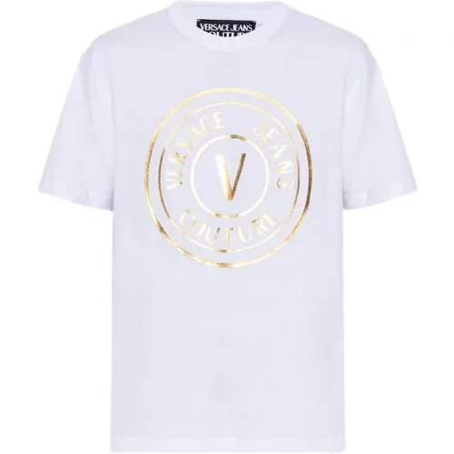 Lässiges Baumwoll-T-Shirt für Männer - Versace Jeans Couture - Modalova