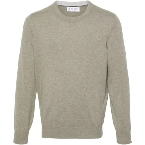 Sweaters for Men , male, Sizes: XL, M, L - BRUNELLO CUCINELLI - Modalova