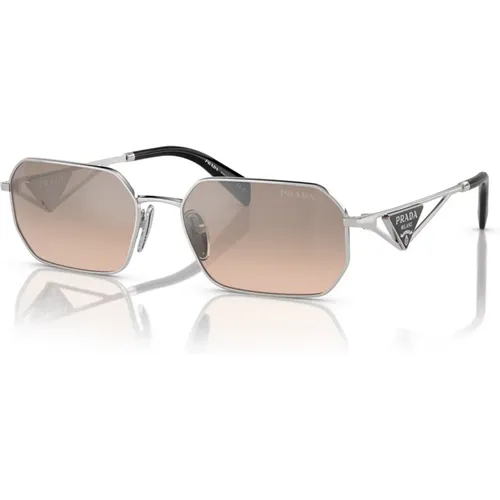 Geometric Sunglasses with Iconic Logo , male, Sizes: 58 MM - Prada - Modalova