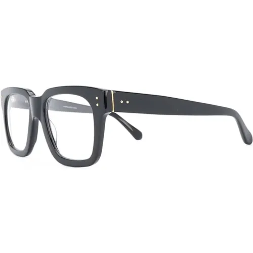 Schwarze Optische Brille Must-Have , Damen, Größe: 52 MM - Linda Farrow - Modalova