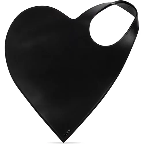 ‘Heart’ leather shoulder bag , female, Sizes: ONE SIZE - Coperni - Modalova