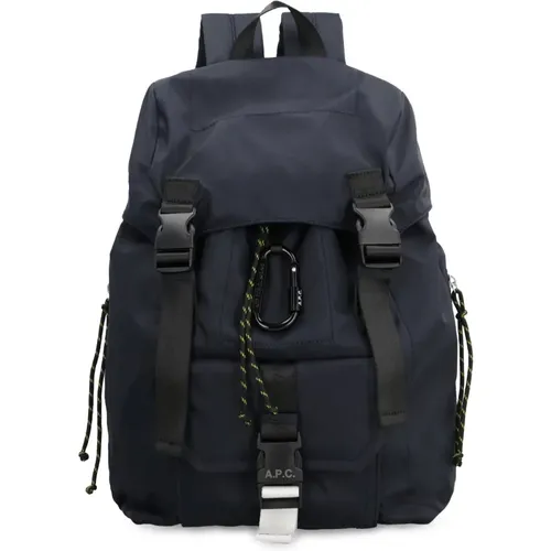 Nylon-Rucksack mit Logo-Detail - A.P.C. - Modalova