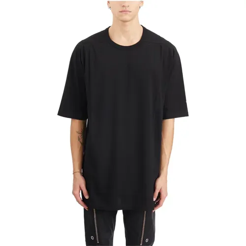 Schwarzes Jumbo Kurzarm T-Shirt , Herren, Größe: M - Rick Owens - Modalova