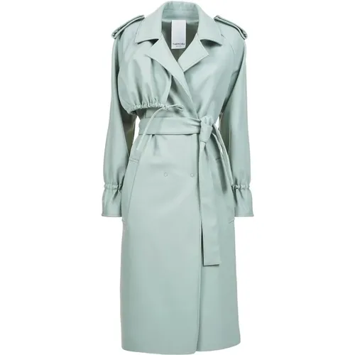 Stylish Vegan Trench Coat , female, Sizes: S - THEMOIRè - Modalova