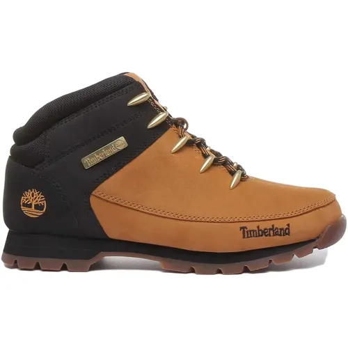 Euro Sprint Lace Up Boots , male, Sizes: 11 1/2 UK, 7 1/2 UK, 10 UK, 9 1/2 UK, 8 UK, 9 UK, 7 UK, 11 UK, 10 1/2 UK - Timberland - Modalova