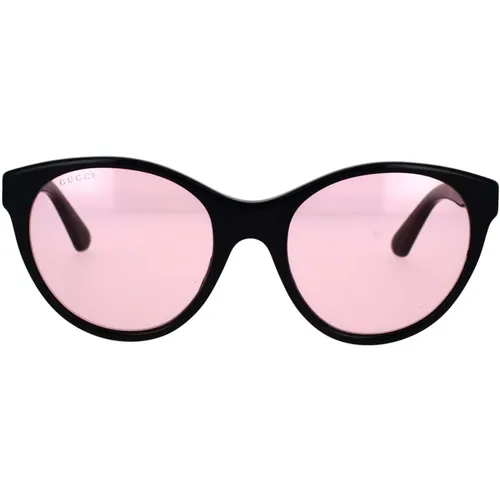 Swarovski Crystal Cat Eye Sunglasses , female, Sizes: 54 MM - Gucci - Modalova