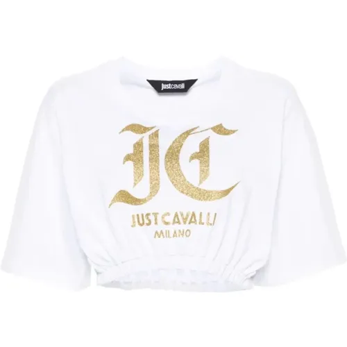 T-Shirts und Polos , Damen, Größe: M - Just Cavalli - Modalova