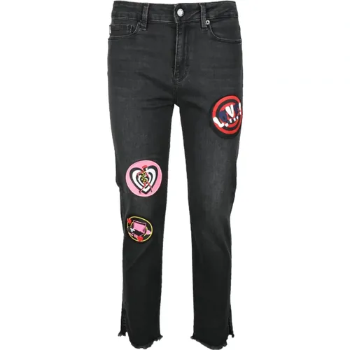 Stylische Jeans mit Baumwollmischung , Damen, Größe: W27 - Love Moschino - Modalova