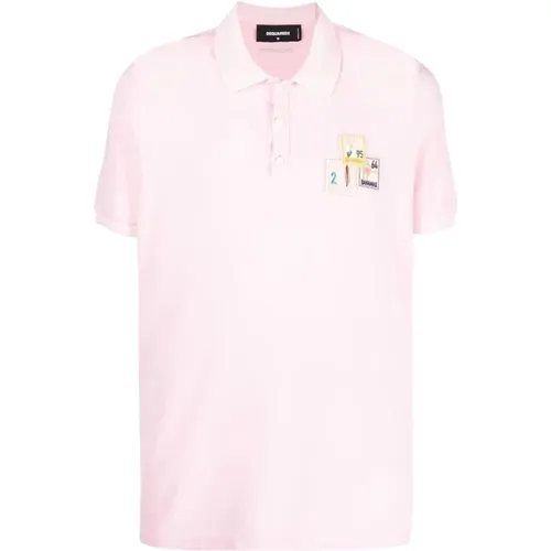 Polo Shirts , Herren, Größe: L - Dsquared2 - Modalova