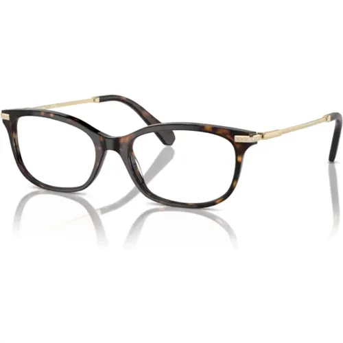 Stilvolle Brillen in Dark Havana , unisex, Größe: 54 MM - Swarovski - Modalova