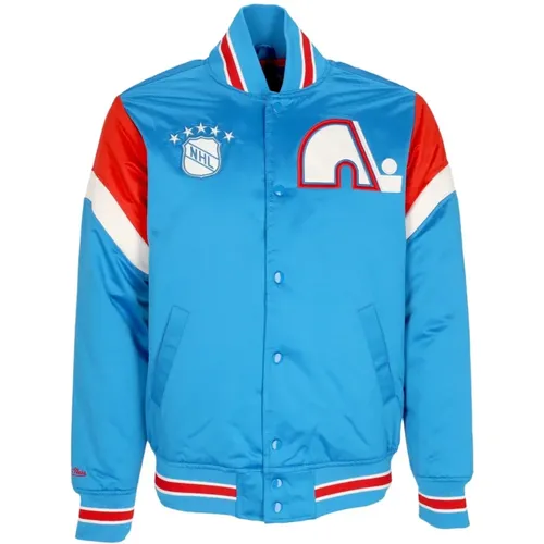 NHL Heavyweight Bomberjacke Quenor , Herren, Größe: XL - Mitchell & Ness - Modalova