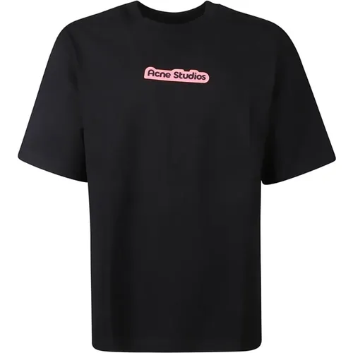 Klassisches Weißes T-shirt - Acne Studios - Modalova